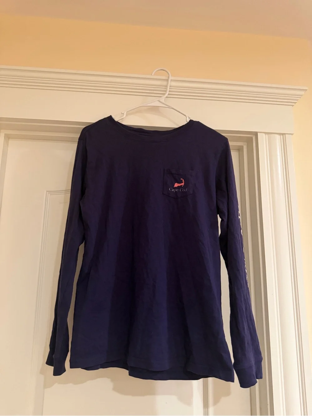 Cape Cod Long-Sleeve Pocket Tee - Navy
